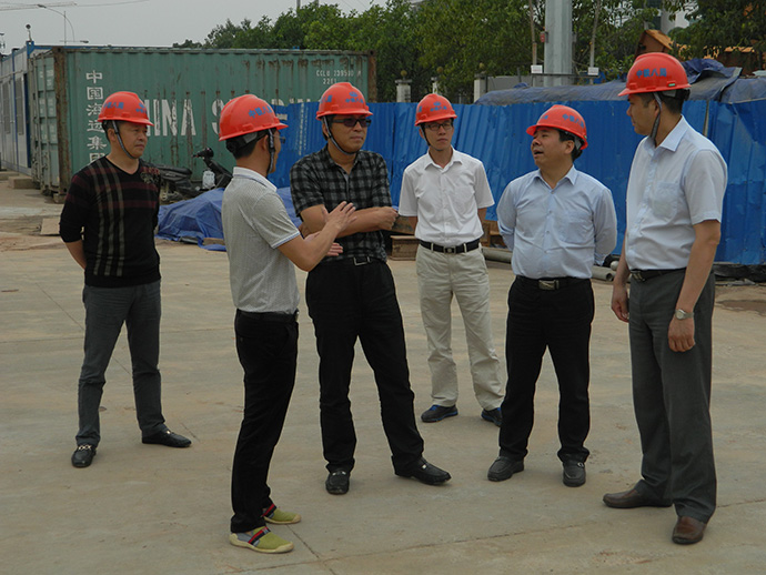 股份公司督导巡视第五检查组到南宁地铁项目部检查工作